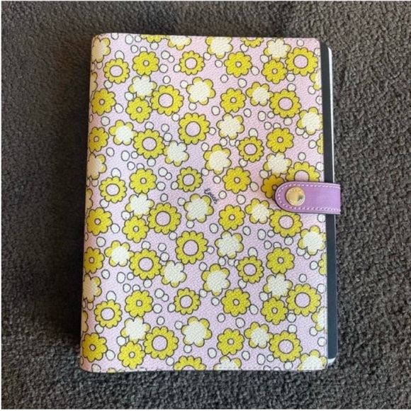 Coach Notebook With Floral Print #CBM00 - Picture 1 of 6
